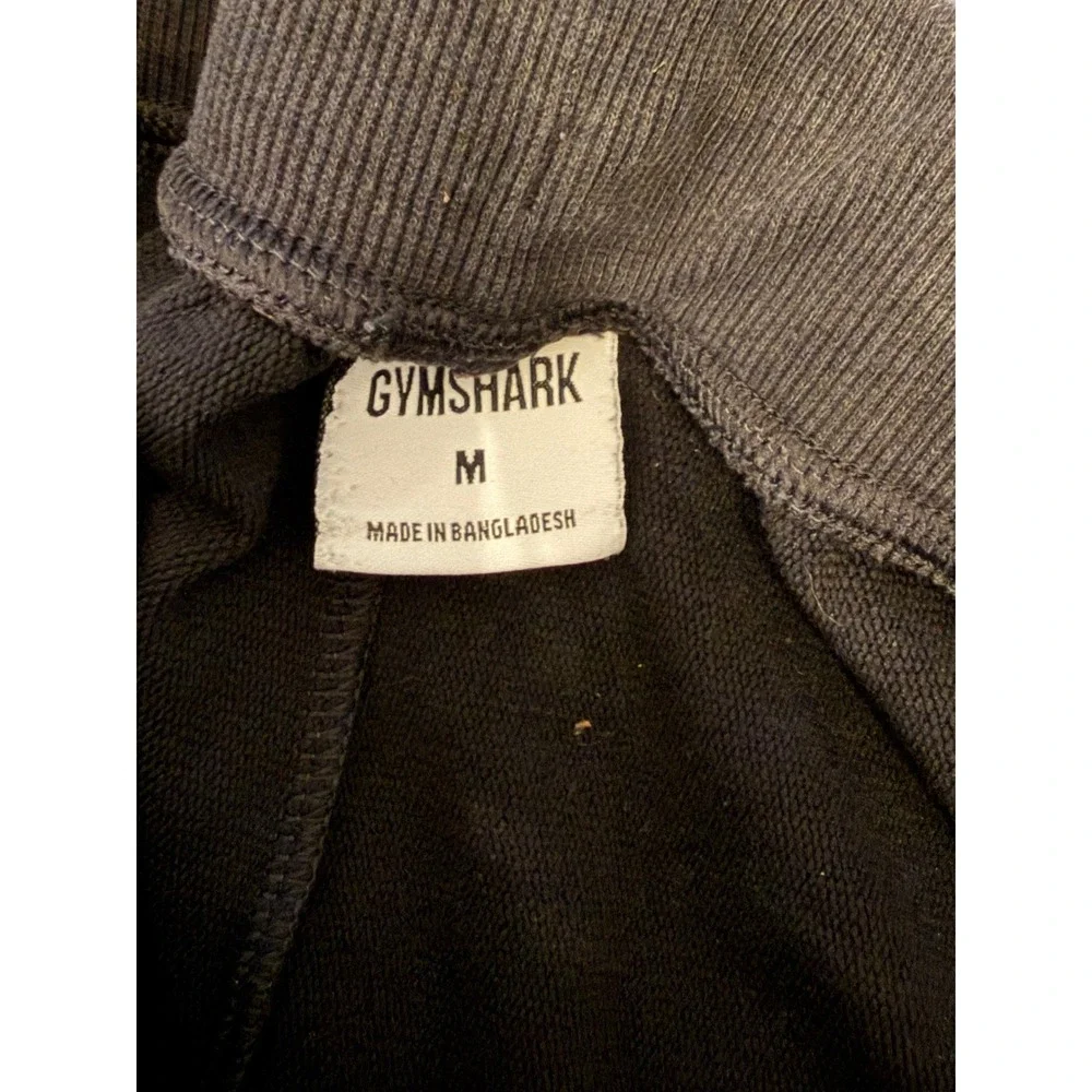 Gymshark Mens Black Tapered Joggers Sweatpants Athletic Workout Casual Medium